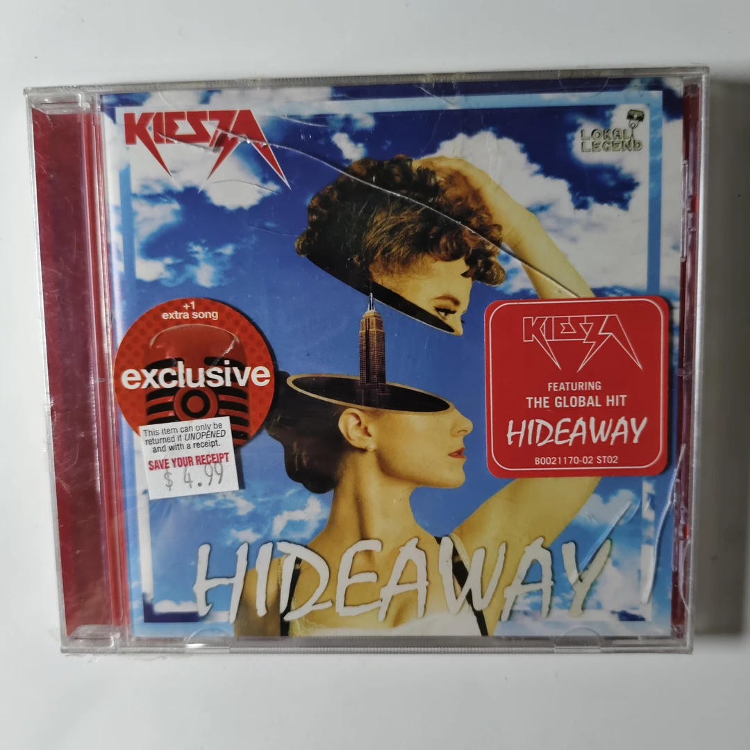 24【美版】未拆 凯莎 Kiesza Hideaway 加歌版 CD 膜破盒裂