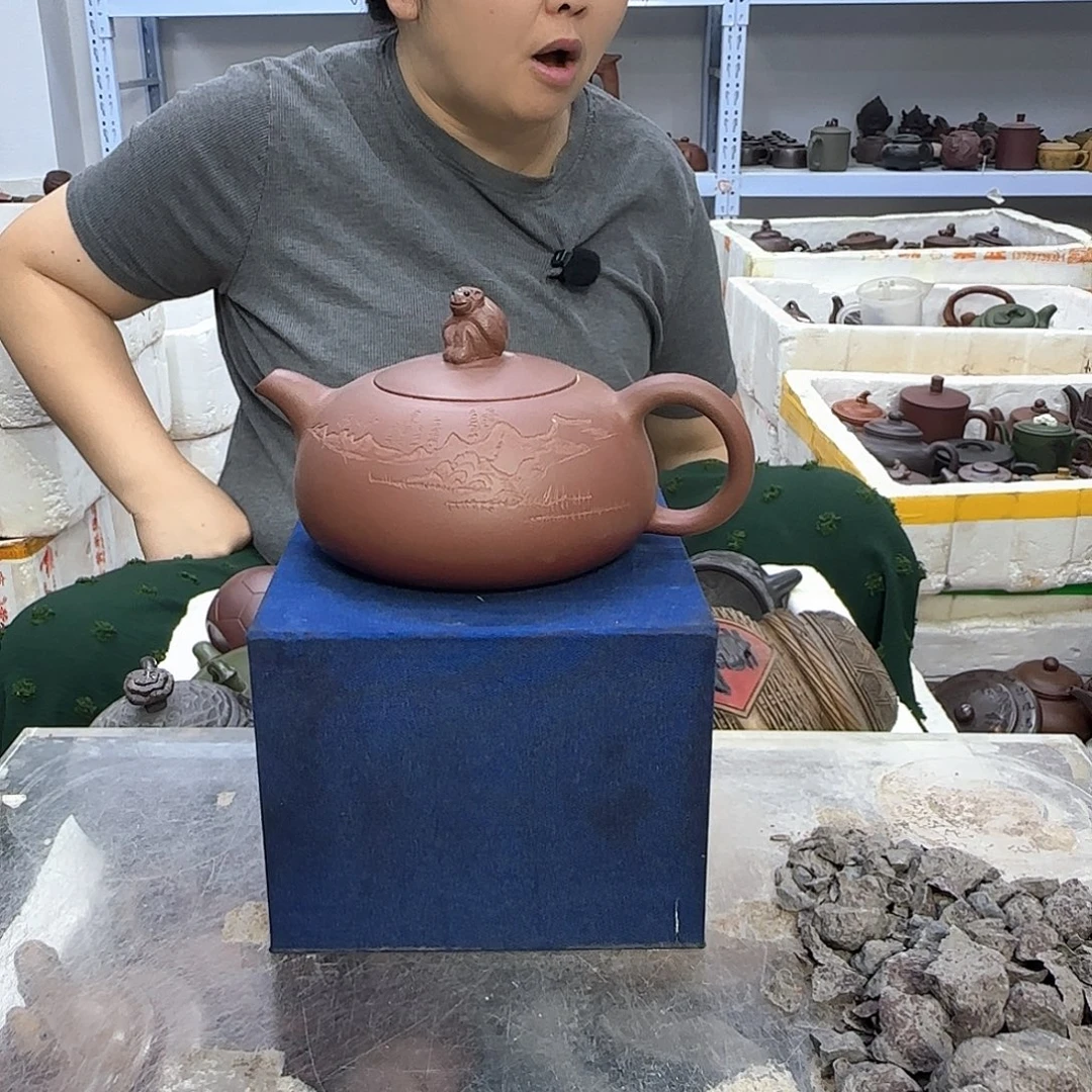 茶壶紫砂宜兴紫砂壶瑕疵