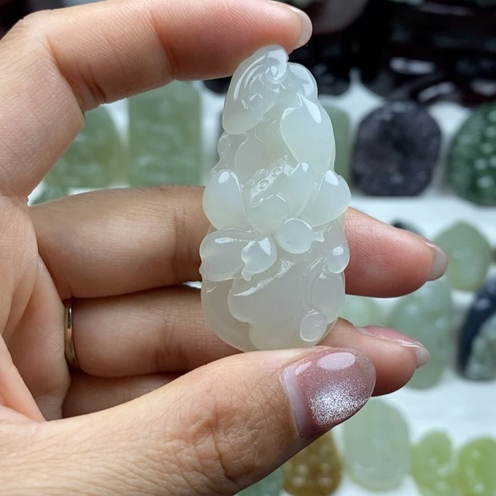 和田玉未镶嵌颈饰31