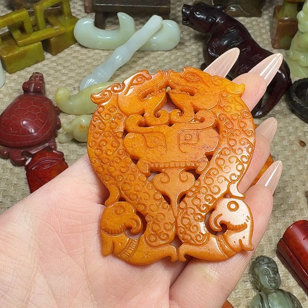 白玉菩提吊坠挂件