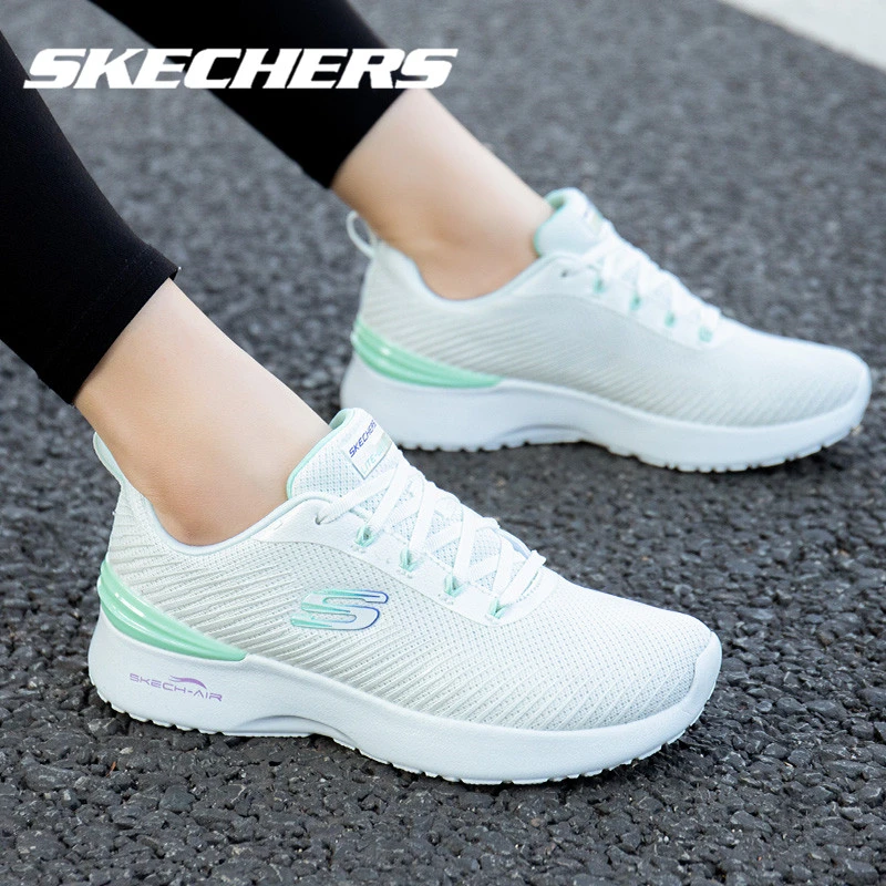 Skechers斯凯奇女款轻质时尚舒适跑步透气百搭练车休闲运动鞋网面
