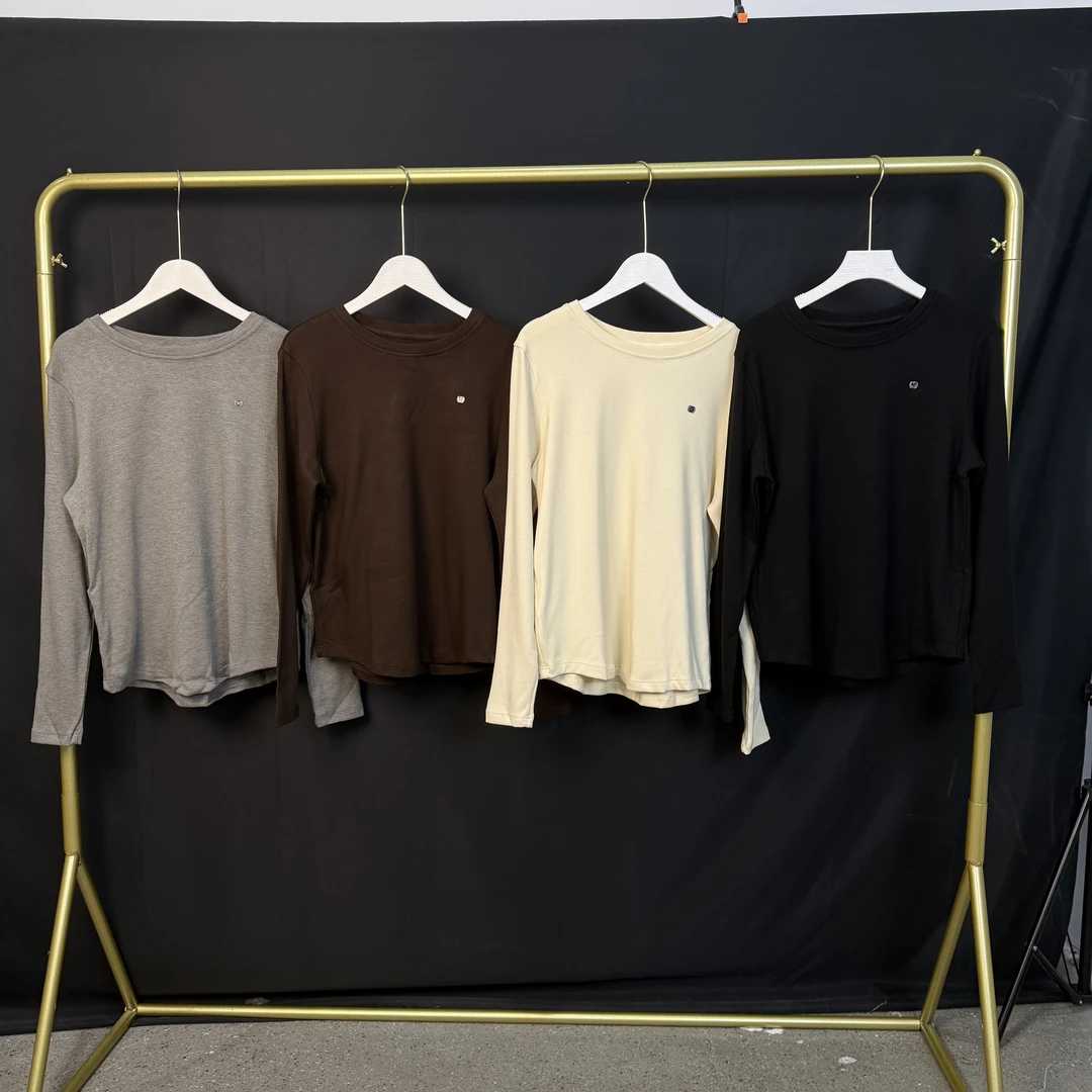 N2014女士圆领打底衫秋冬保暖内搭舒适长袖上衣【不挑】