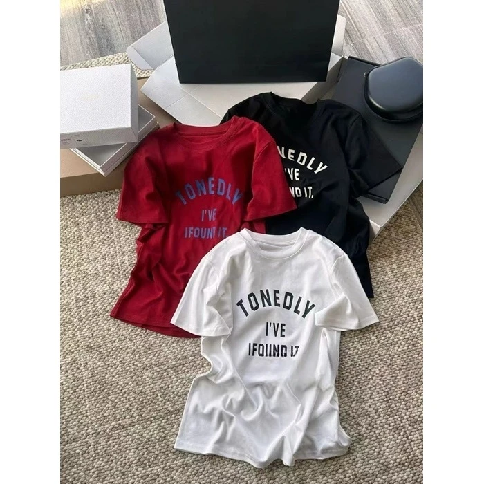 晶姐-7111欧货女装春季简约韩版网红春秋洋气时尚百搭短T