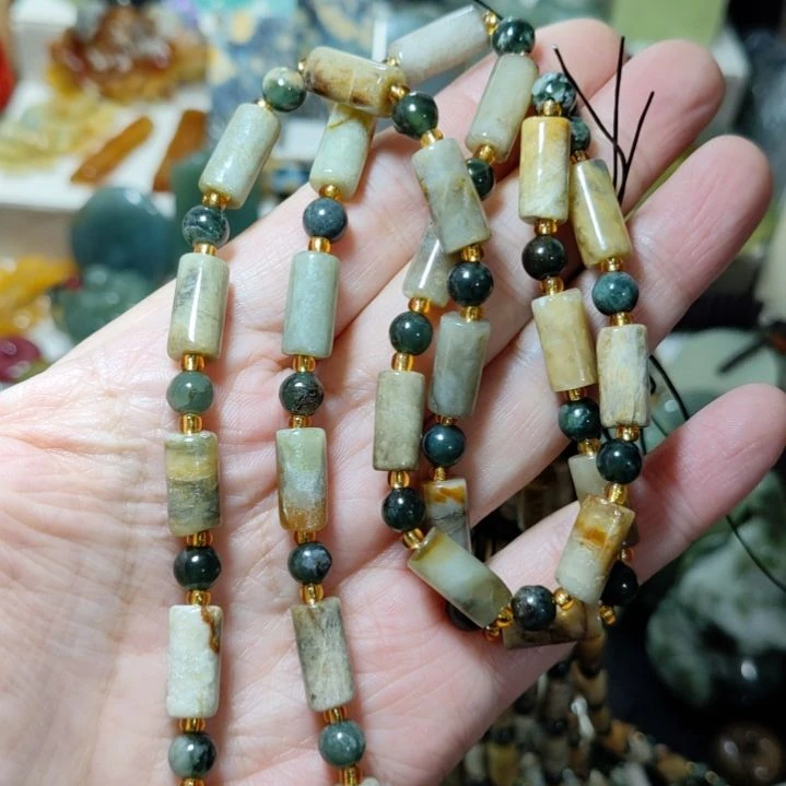 岫玉未镶嵌链子链子链子