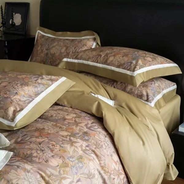 全棉数码印花100s四件套婉秋 标准/加大