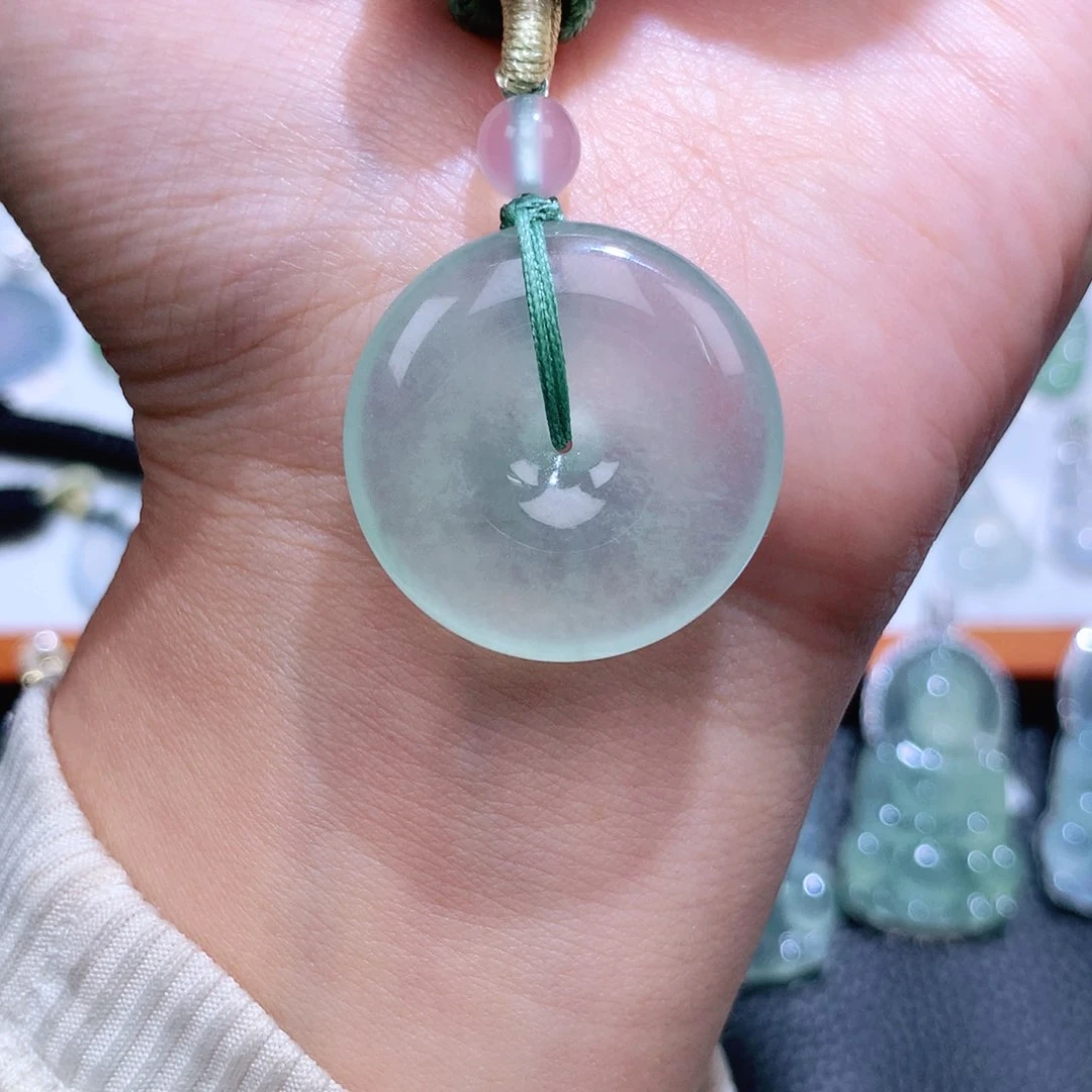 颈饰未镶嵌翡翠扣子