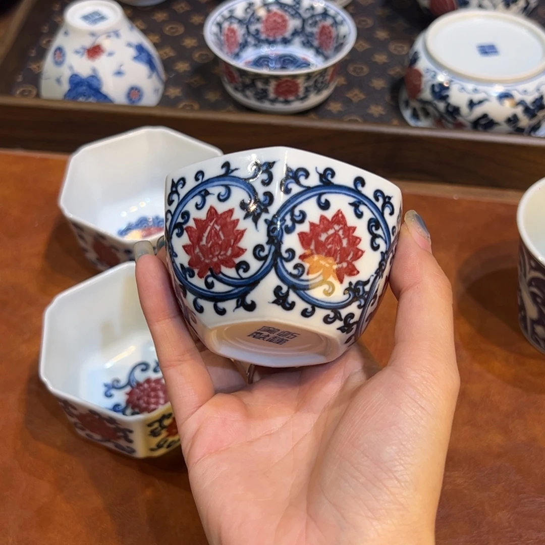 陶瓷摆件景德镇茶器百宝箱