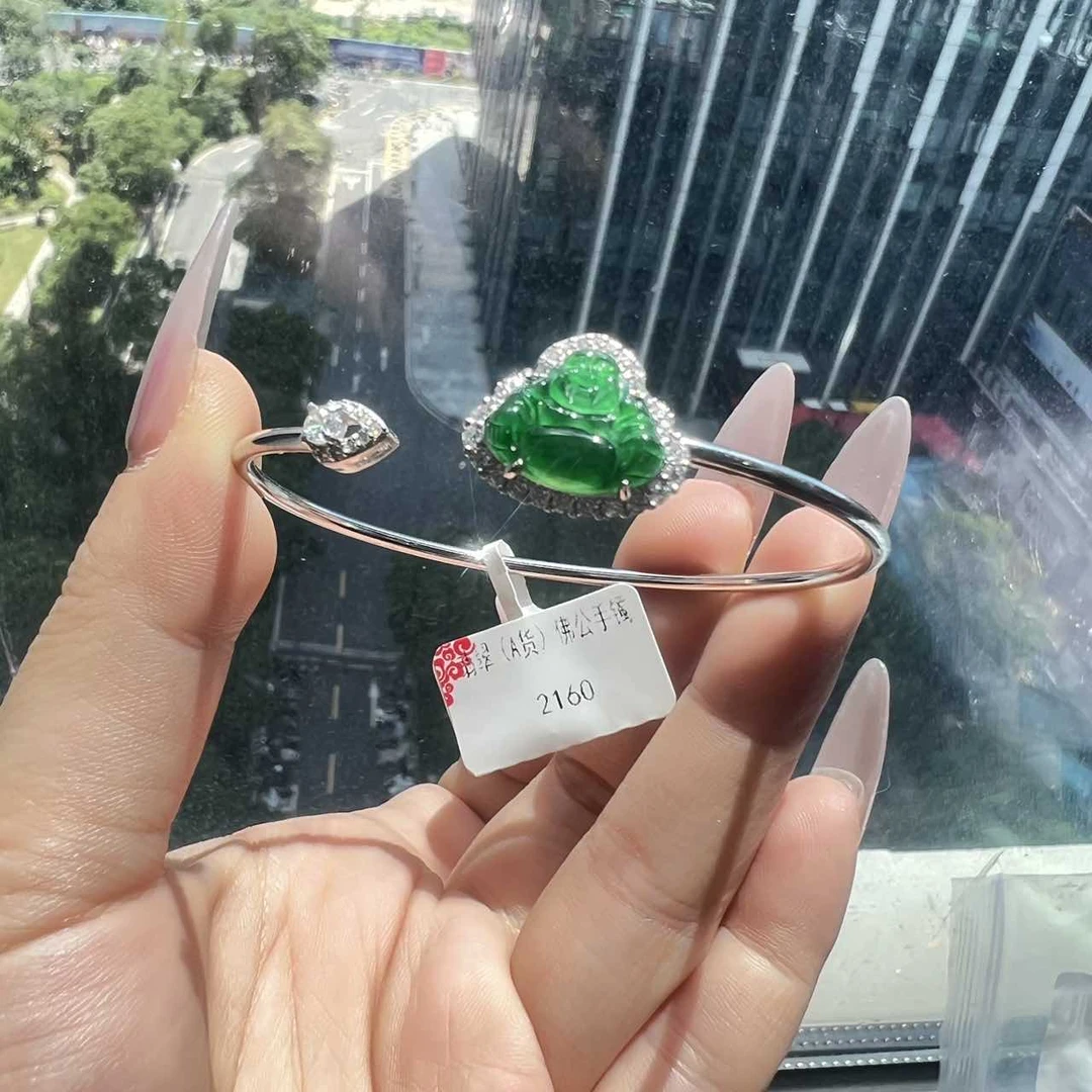 925银手镯 银 佛 手镯-560611