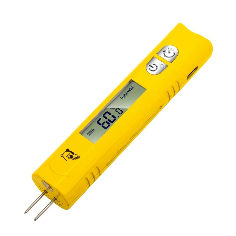 LUBINSKI便携式铝合金雪茄测湿器探针内部湿度测量鲁宾斯基探湿仪