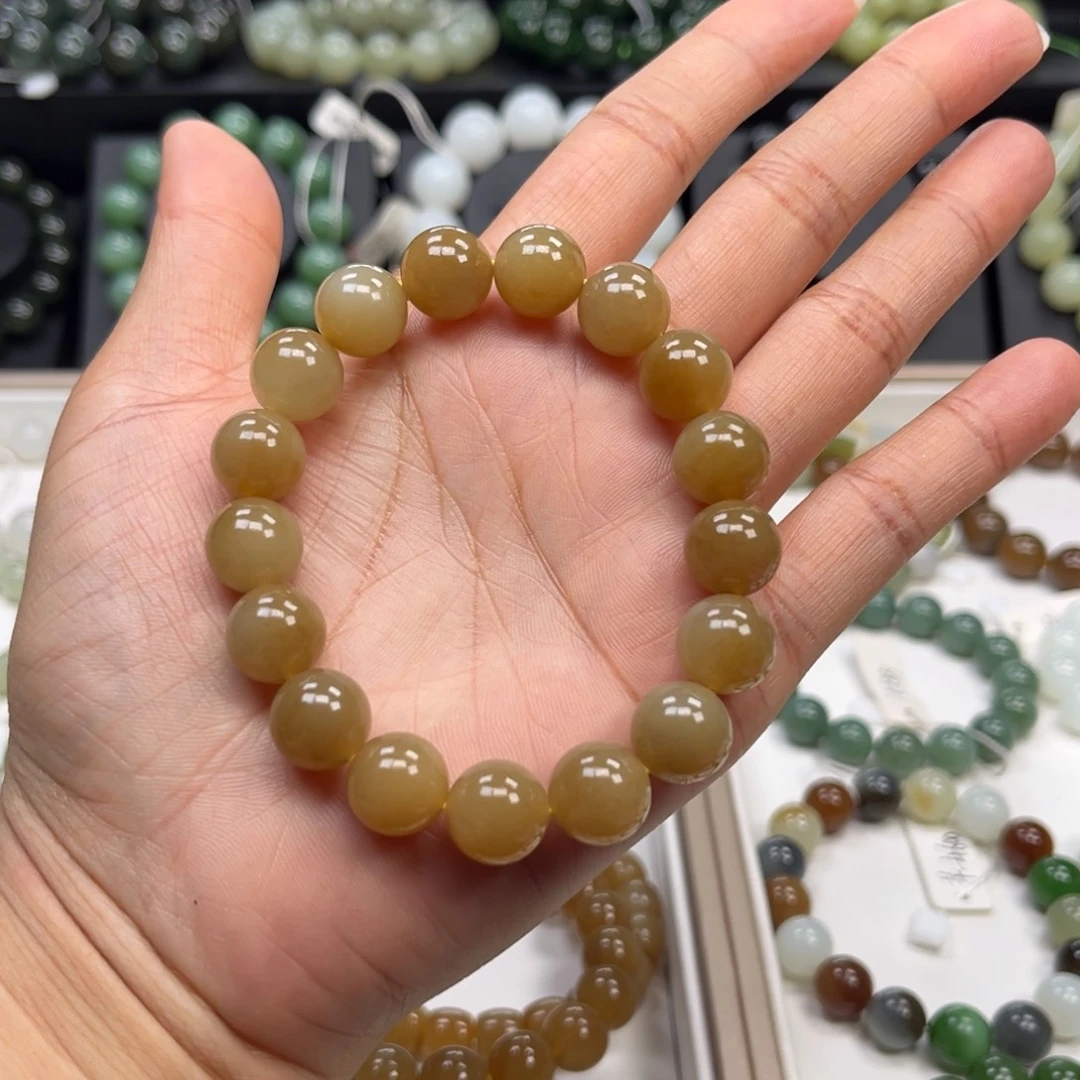 微***笑手链未镶嵌和田玉