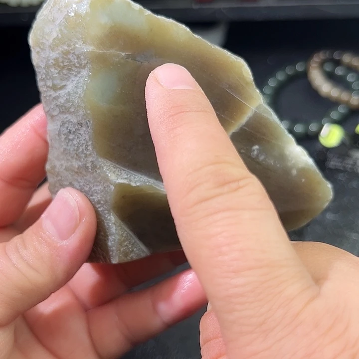 和田玉（糖玉）足银镶嵌车挂