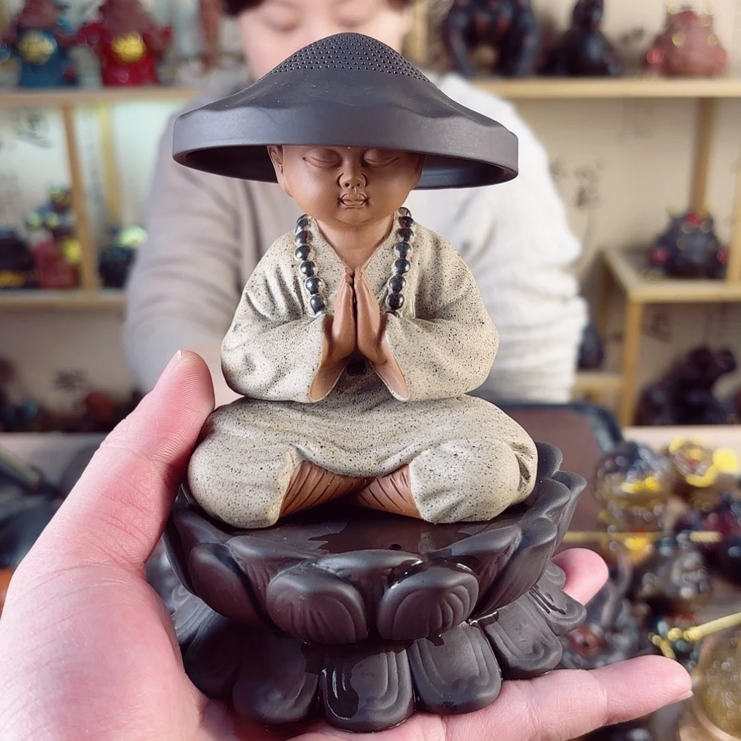 紫砂茶宠紫陶树脂茶宠摆件