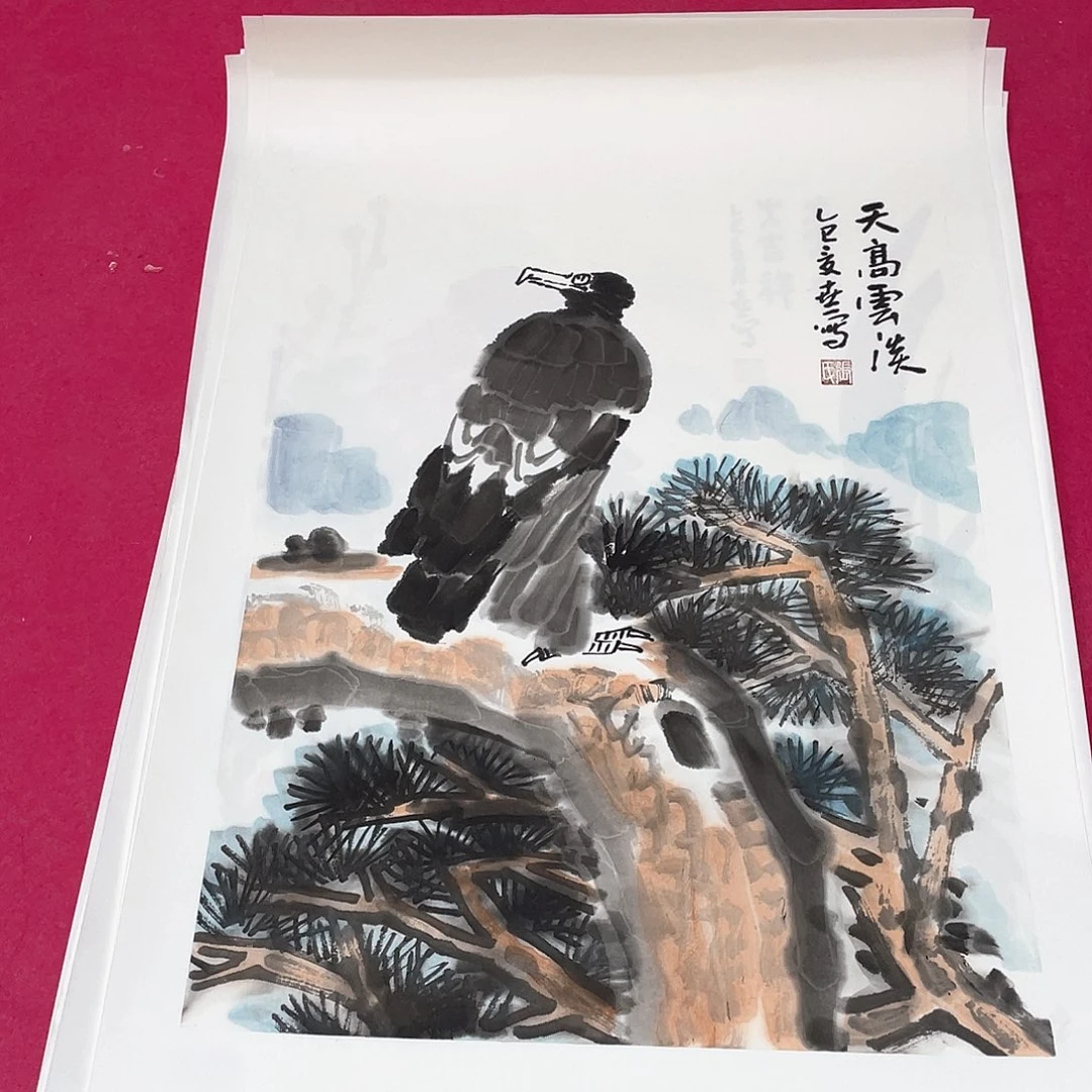 国画1.4平尺国画作品