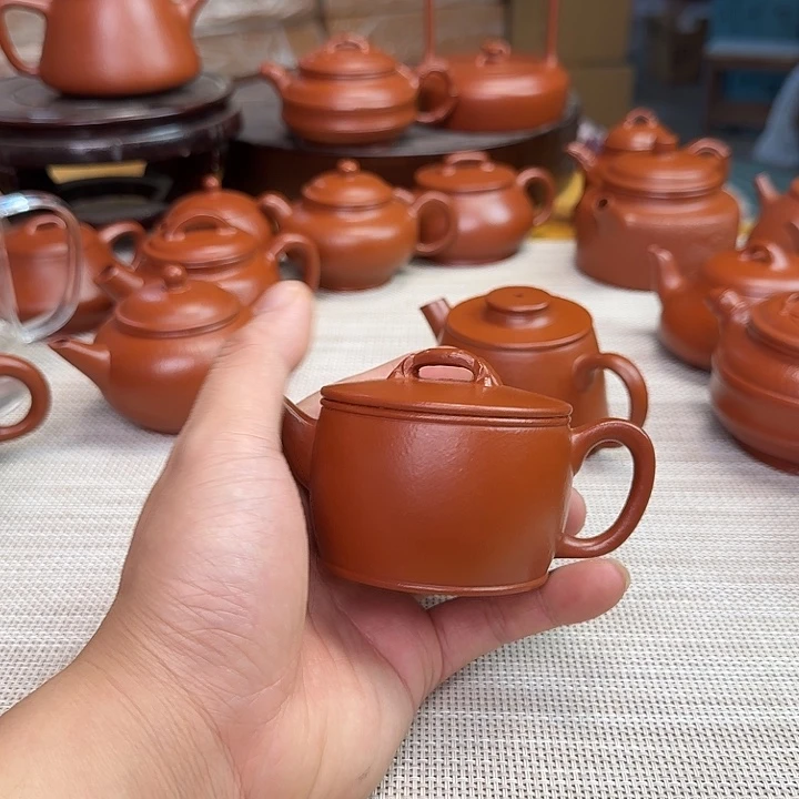 壶紫砂全手工制作汉瓦