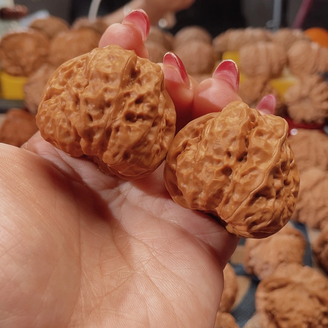 吊坠文玩核桃40三角蛤蟆头