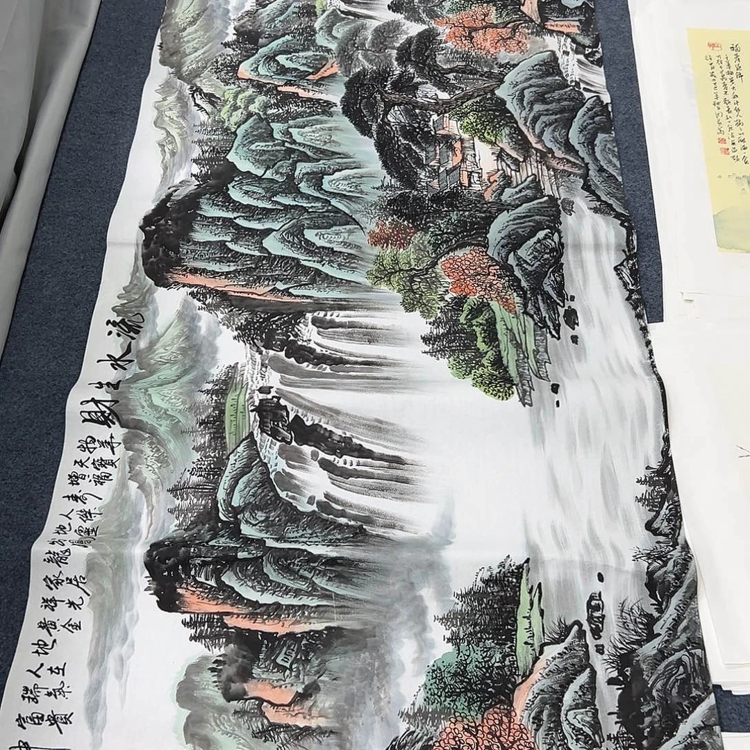 国画国画作品纯手绘作品