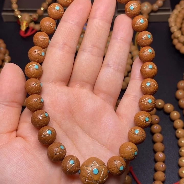 凤眼菩提手串描眼线12+手持