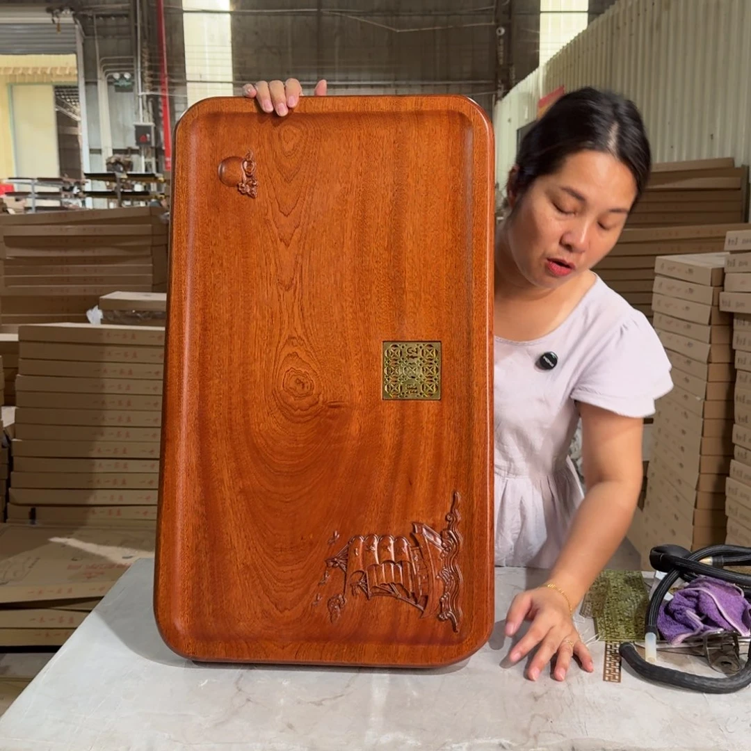 花梨木茶盘72*42尺寸