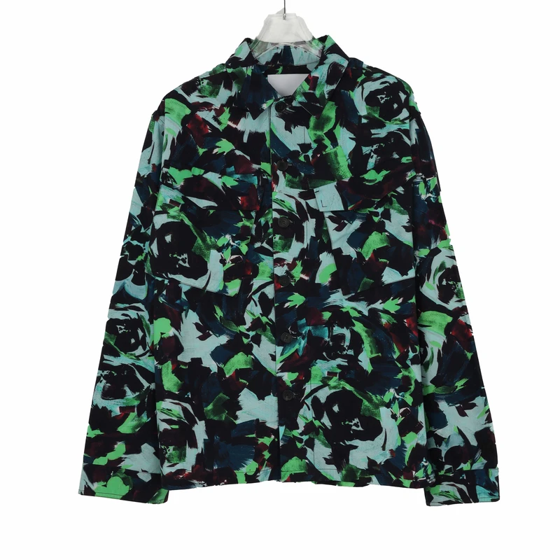 KENZO/肯佐 男式时尚潮流花色衬衫外套  100982929