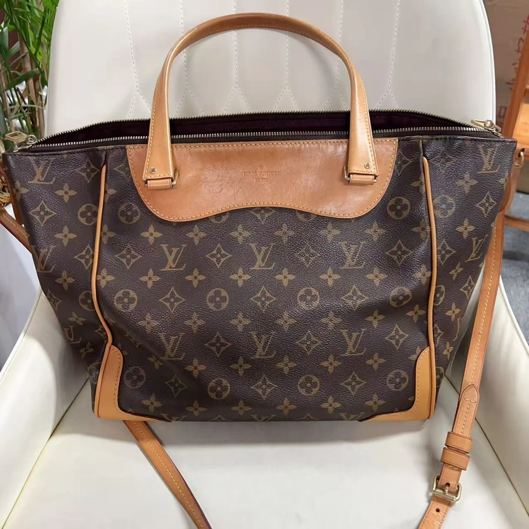 95新 LouisVuitton/路易威登 路易威登老花牛角百搭单肩包