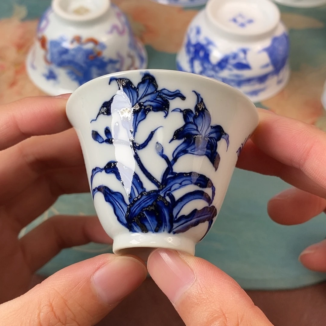 杯华*现代景德镇全手工全手绘茶具1688888