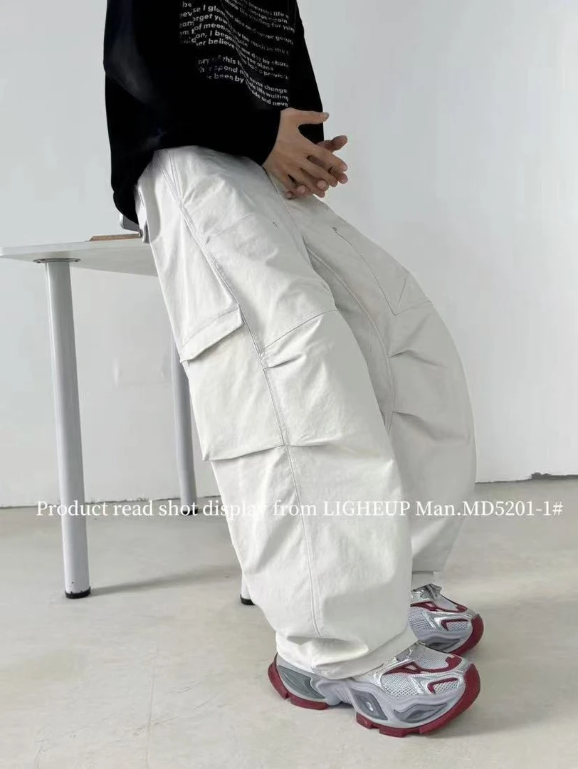 男士百搭休闲时尚潮牌宽松男士休闲长裤