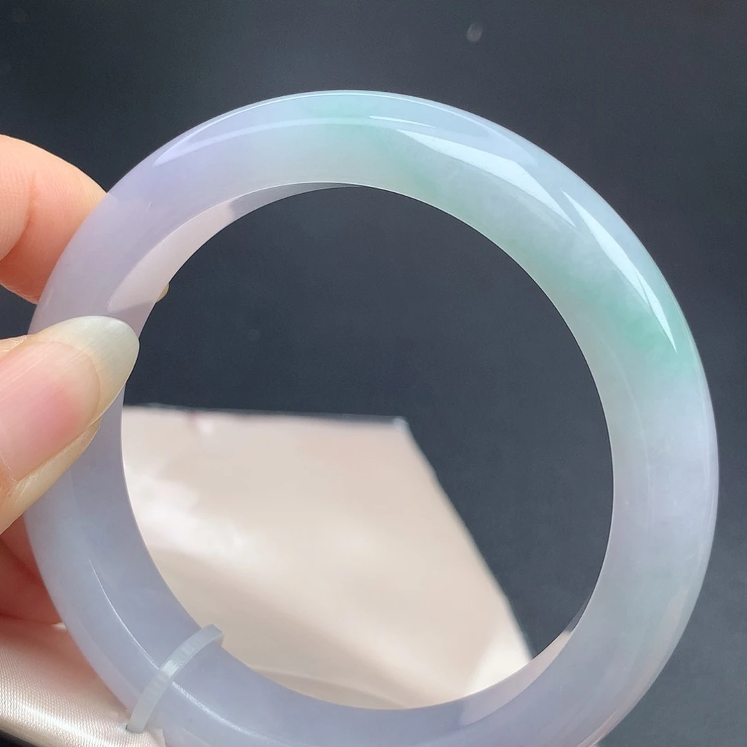 翡翠未镶嵌手镯58.5圈口