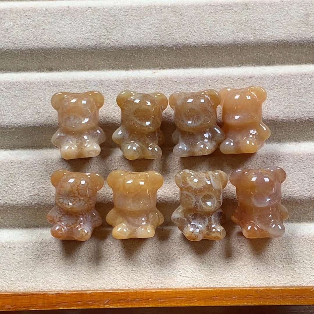 硅化珊瑚（珊瑚玉）力推！小暴力熊漏10米/个，不挑。05号未