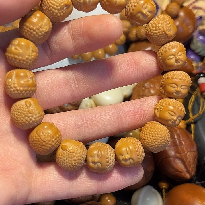 橄榄核手串/手链猴头1.45宝宝佛