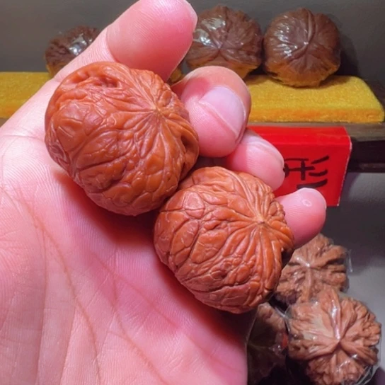 把件文玩核桃顶级孤品铁锤蟒蛇33边