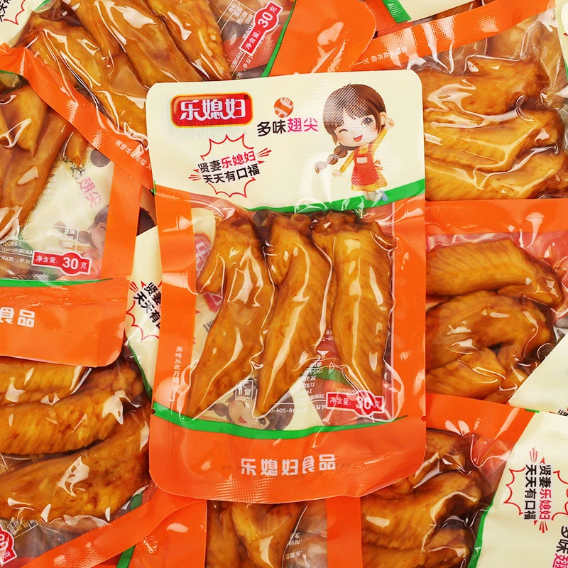 新疆西藏包邮乐媳妇多味翅尖香辣卤味鸡翅尖微辣休闲网红办公室即