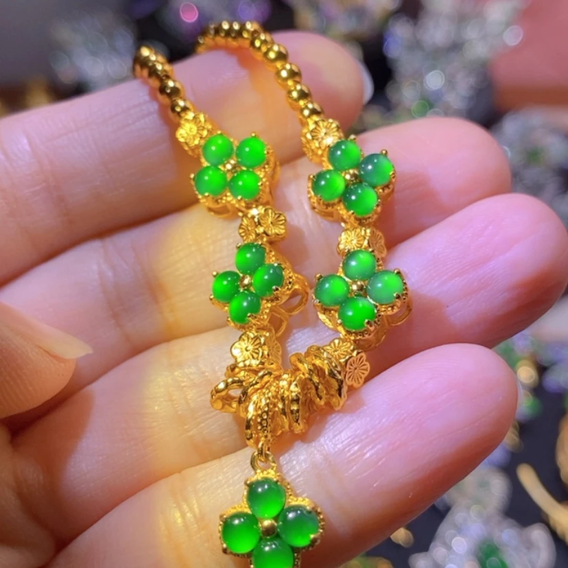 【闪购商品】银S925镶嵌挂件翡翠