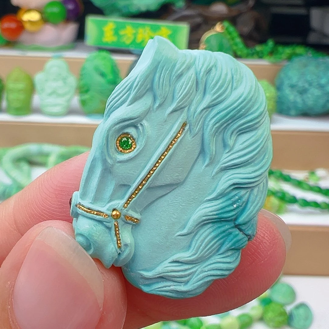 未镶嵌绿松石项链