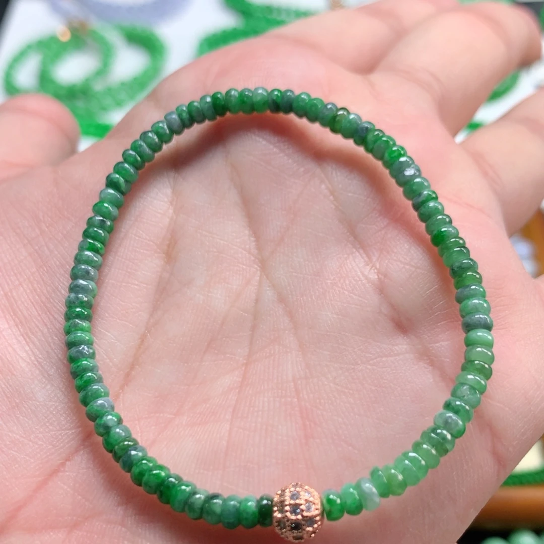 翡翠未镶嵌手链翡翠