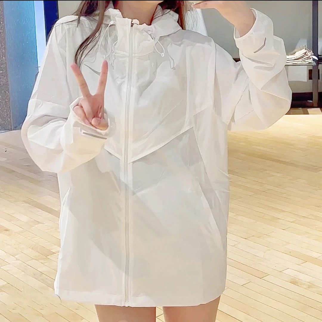 nike耐克男女防晒速干运动外套LGHT WINDRNNER梭织夹克FB7541-100