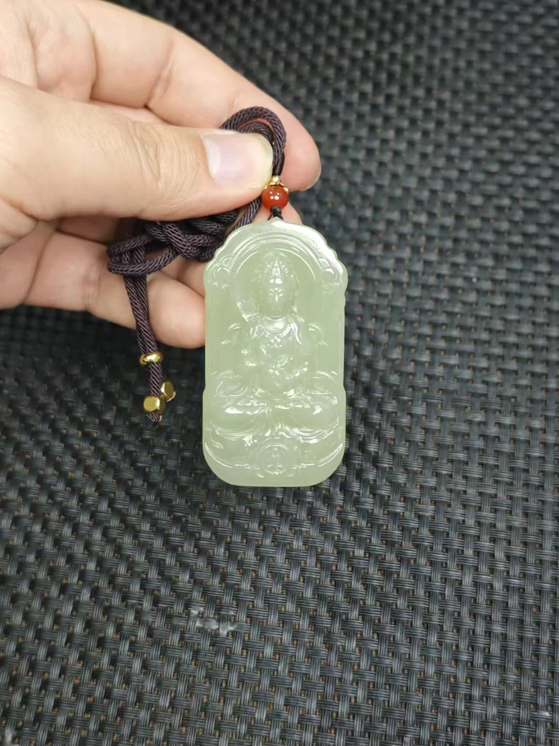 天然和田玉老料正装观音2.11清货4