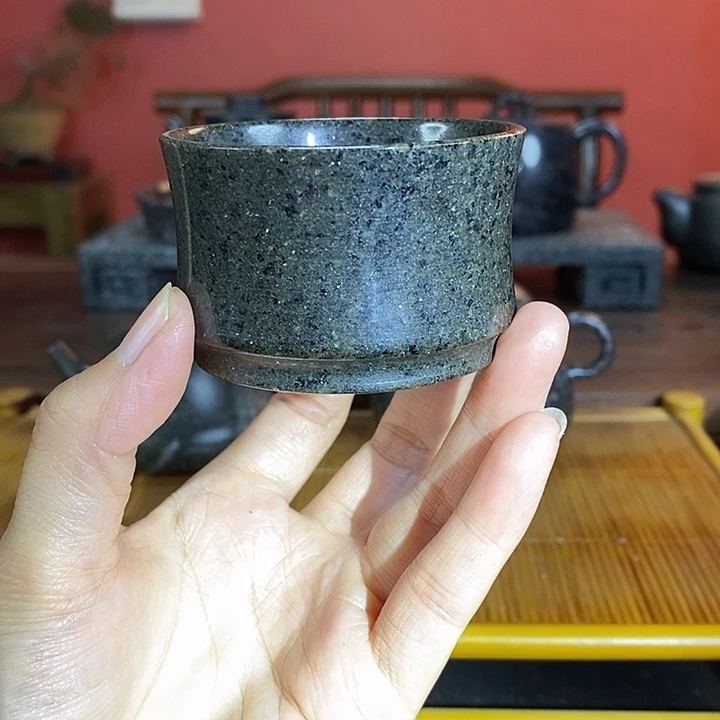 莱州古青竹节杯70cc