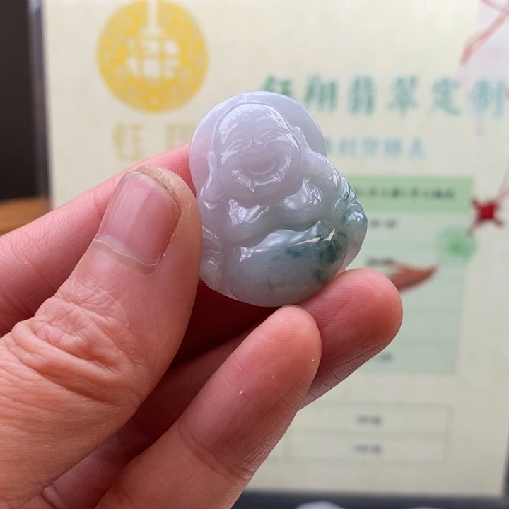 翡翠未镶嵌颈饰缅甸翡翠A货边角