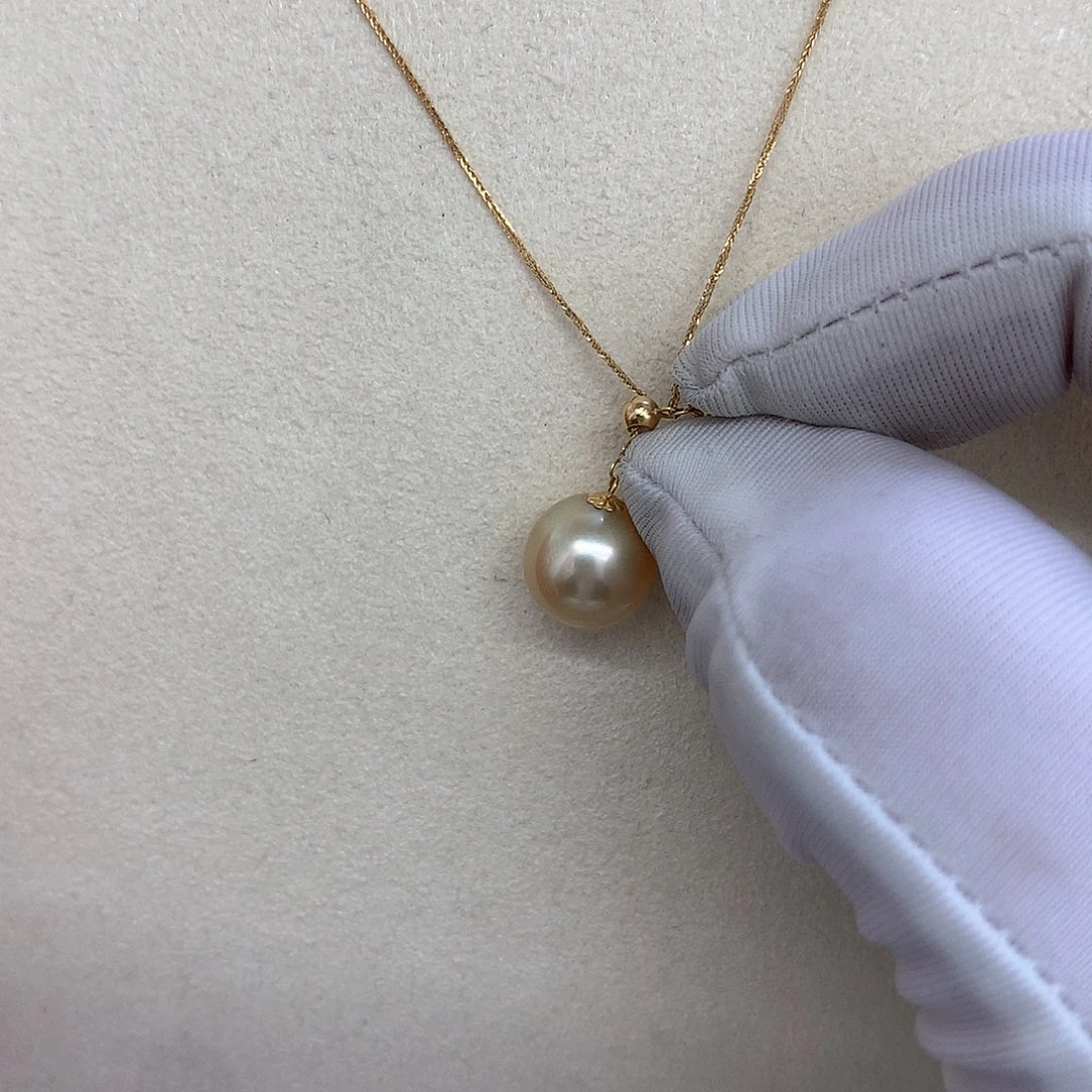 海水珍珠颈饰18K金镶嵌