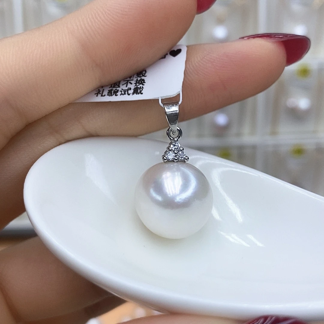 颈饰合金淡水珍珠