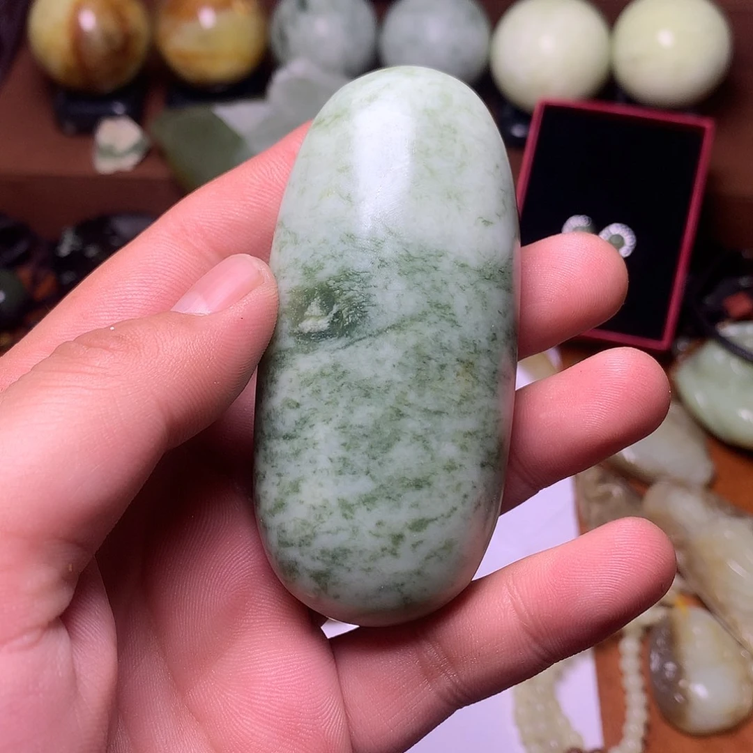 未镶嵌岫玉岫玉手把