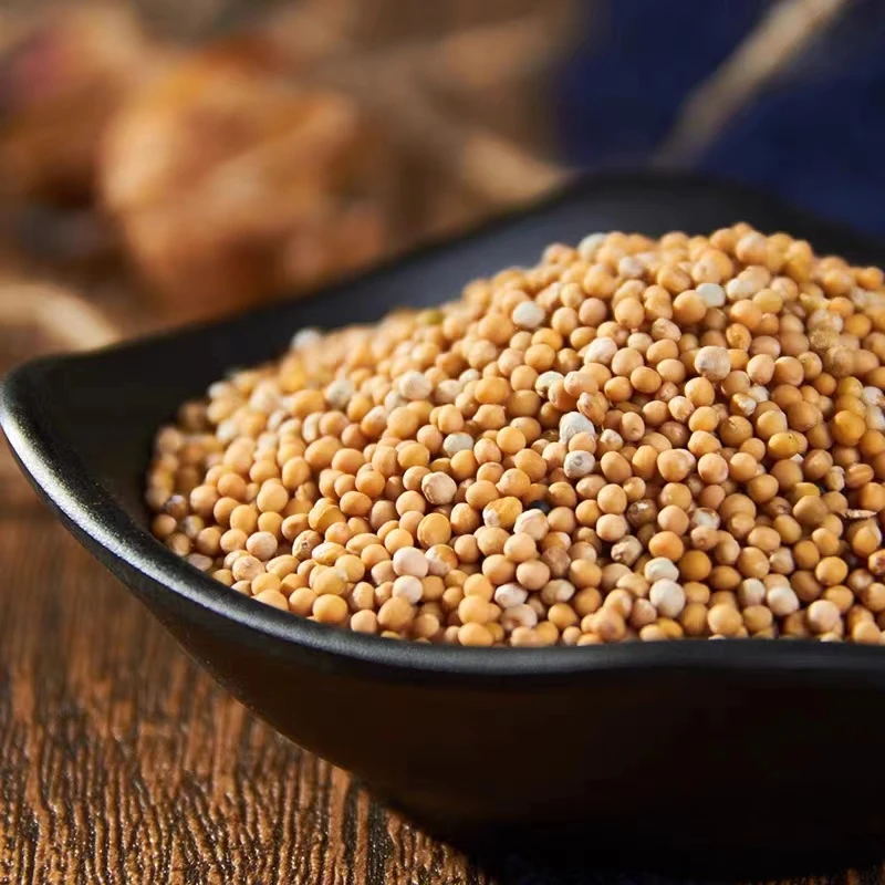 精选纯天然白芥子白芥籽新货包邮克生白芥子粉备注粉 可炒芥籽