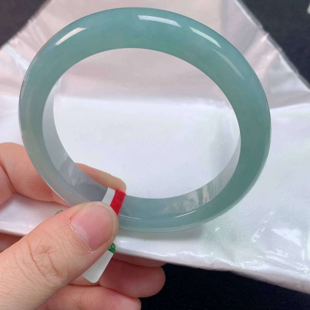 未镶嵌手镯翡翠缅甸天然翡翠手镯58