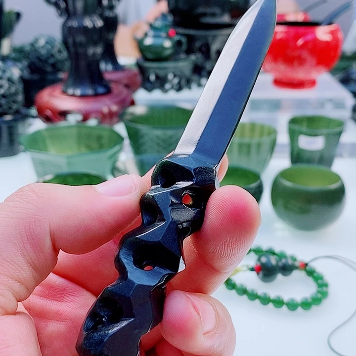 未镶嵌和田玉（青玉）把件