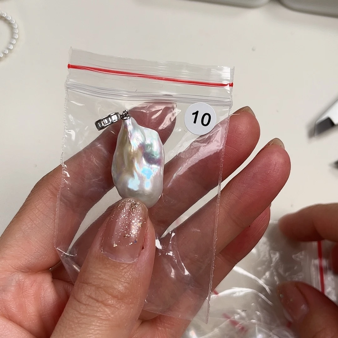 淡水珍珠颈饰银S925镶嵌