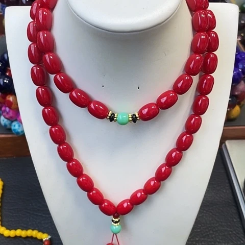 玛瑙未镶嵌手饰红景天