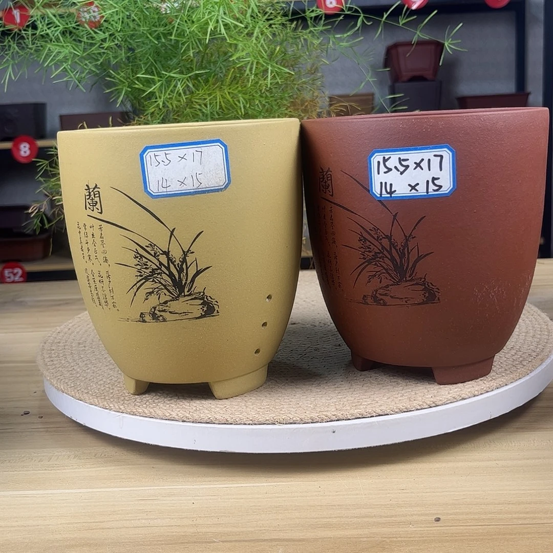 紫砂花盆紫砂花盆