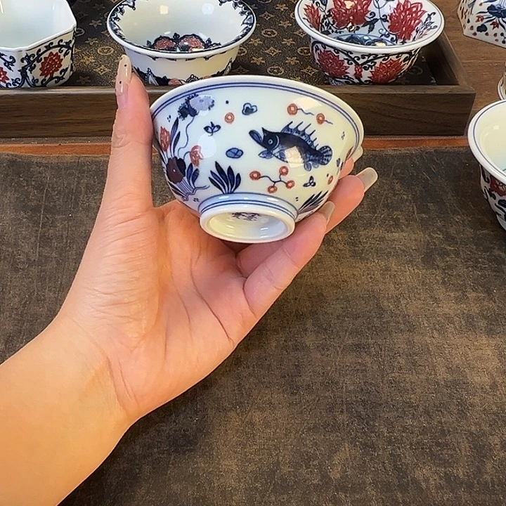 瓷片景德镇陶瓷手工手绘