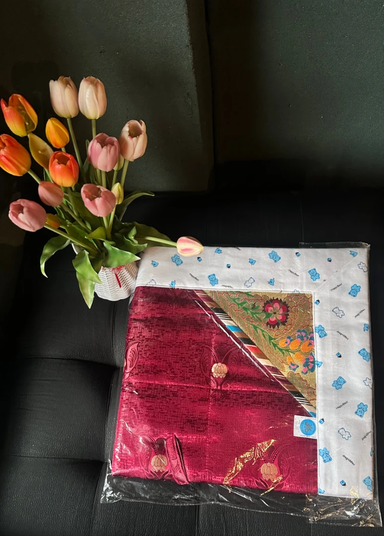 手工柔软藏式新生婴儿包被