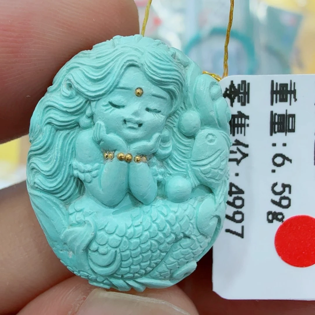 绿松石未镶嵌配饰